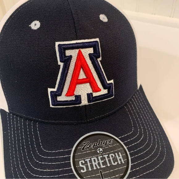 Arizona Wildcats Zephyr Size Large Stretch Embroidered Fitted Hat Brand New - Picture 5 of 8